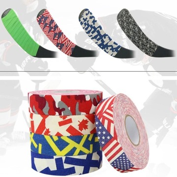 Лента хоккейная для клюшки/стержня/, 25мм х 25, красная ракетка