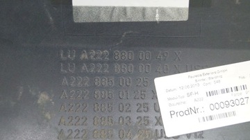 MERCEDES S 222 13-16 NÁRAZNÍK ZADNÍ E13