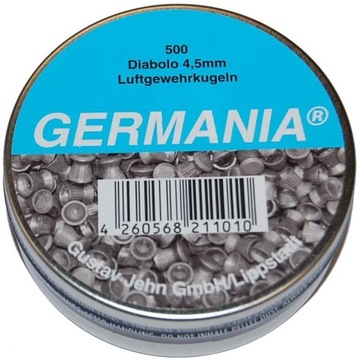 GERMANIA DIABOLO ŚRUT DO WIATRÓWKI 4,5MM 500 SZTUK