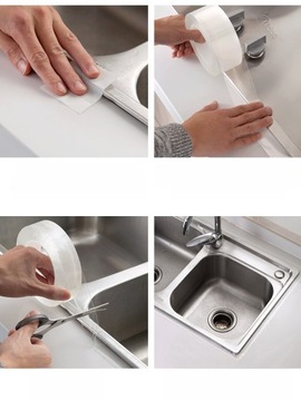 САМОКЛЕЯЩАЯСЯ ВОДОНЕПРОНИЦАЕМАЯ УПЛОТНИТЕЛЬНАЯ ЛЕНТА ДЛЯ ВАННОЙ КОМНАТЫ