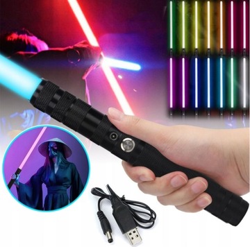 Lekki Sabler Laser Sword RGB 7 Kolory FX Dźwięk