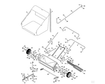 Подметальная машина для листьев Agri-Fab, сборщик 112 см