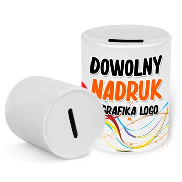 SKARBONKA Z TWOIM NADRUKIEM - ZDJĘCIEM / GRAFIKĄ