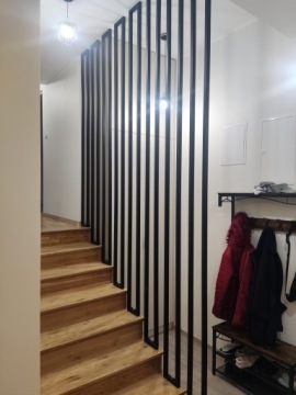 Балюстрада, сталь, решетка из металлических ламелей, 25 м