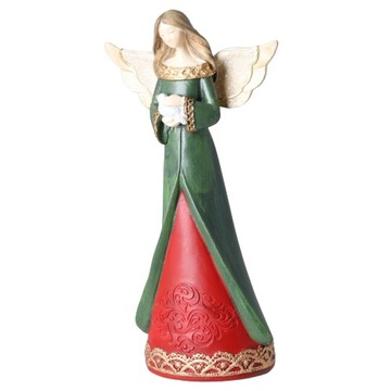 ANIOŁ ANIOŁEK FIGURKA NA PREZENT Z GOŁĘBIEM