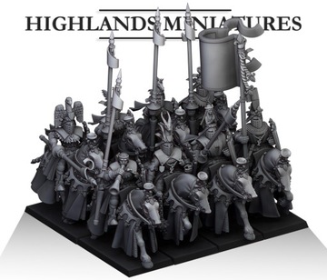 Royal Knights of Gallia x10 - Highlands Miniatures