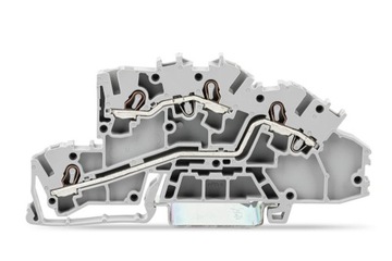 Złączka szynowa Wago 2003-7642 2-piętrowa 2,5 mm2 L/N