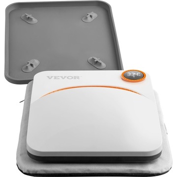 Ручной мини-термопресс VEVOR 22,8x22,8 см, 670 Вт