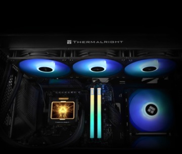 Водяное охлаждение процессора Thermalright FW360 черный ARGB IPS LCD экран