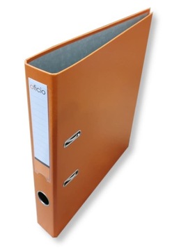 SEGREGATOR OFICIO A4 75 MM OKUCIE pomarańczowy