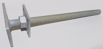 podstawa słupa regulowana Ulrich M30x500 mm WN, ocynk ogniowy