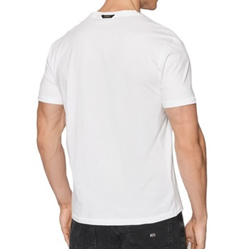 T-Shirt NAPAPIJRI Turin NP0A4G34 Biały Slim Fit