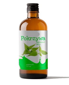Sok z pokrzywy 500ml naturalny, bez dodatków