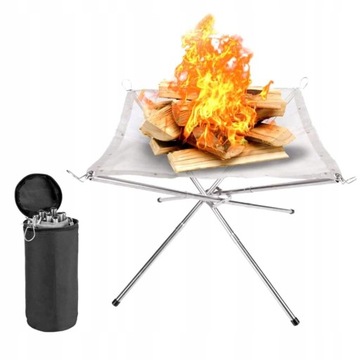 PRZENOŚNE SKŁADANE PALENISKO OGRODOWE MINI GRILL