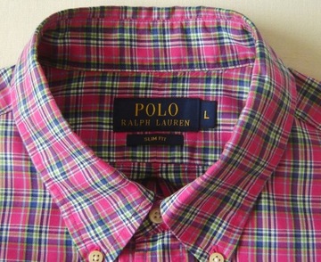 POLO RALPH LAUREN slim fit KOSZULA MĘSKA rozm. L