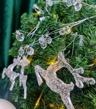 РОЖДЕСТВЕНСКАЯ ГИРЛЯНДИЯ - МАЛЕНЬКИЕ БУСИНЫ - 105СМ