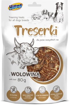 HILTON TRESERKI Z WOŁOWINĄ 80g
