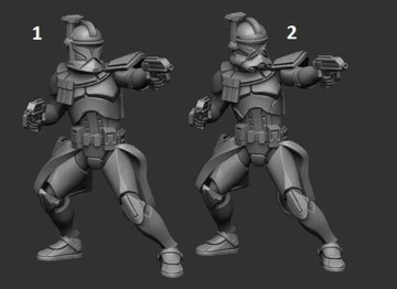 ARC Captain model pasuje do gry StarWars Legion