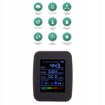 Детектор качества воздуха 5 в 1 Интеллектуальный