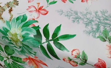 CERATA, CERATY,OBRUS, LIŚCIE MONSTERA, STRUKTURA