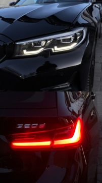 BMW Seria 3 G20-G21 Touring 2.0 320d 190KM 2021 BMW 3er G21 190 KM Automat SportLine Shadow Line / Virtual / BEZWYPADKOWY, zdjęcie 9