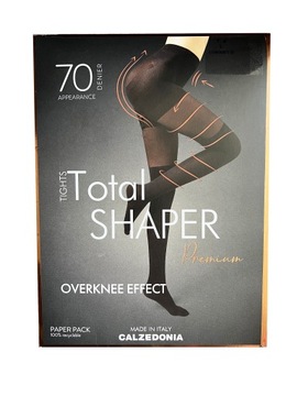 CALZEDONIA Rajstopy TOTAL SHAPER Premium Efekt Zakolanówek 70DEN 2 S