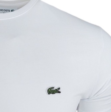 Lacoste T-shirt koszulka męska biała