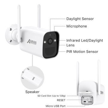 Набор солнечных Wi-Fi-камер на батарейках, рекордер с 7-дюймовым сенсорным экраном
