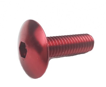 ВИНТОВЫЙ ОБТЕКАТЕЛЬ/СТЕКЛО красный 10 ШТ.