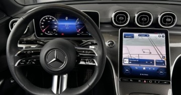Mercedes Klasa C W206 Limuzyna 1.5 180 170KM 2025 Mercedes-Benz Klasa C SalonPL AMG Line Pakiet Night LED KEYLESS Gwarancja, zdjęcie 12