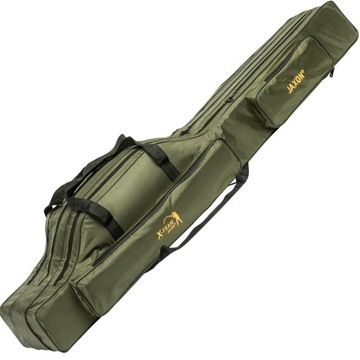 POKROWIEC NA WĘDKI 130cm JAXON 3 KOMORY + 2kiesz