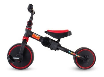 Трехколесный велосипед 2в1 Molto Rapido, красный