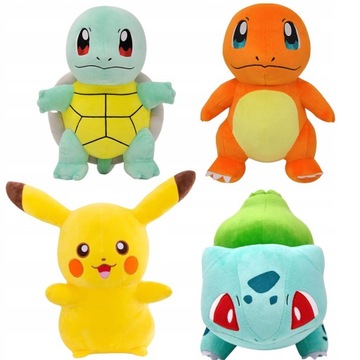 ZESTAW MASKOTEK POKEMON 4 SZT. PIKACHU PLUSZAK