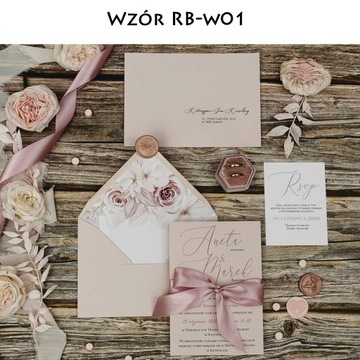 Приглашения на свадьбу Свадьба с открыткой с наклейкой