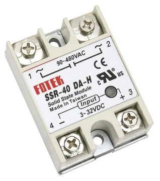 PRZEKAŹNIK PÓŁPRZEWODNIKOWY SSR-40A DC-AC 480VAC