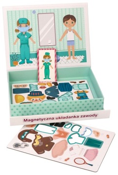МАГНИТНЫЙ ПАЗЛ В КОРОБКЕ, РАЗВИВАЮЩАЯ ИГРУШКА
