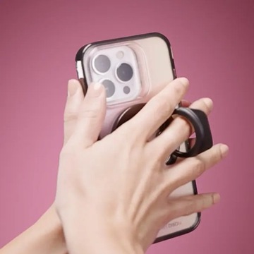 МАГНИТНЫЙ ДЕРЖАТЕЛЬ GEAR4 RING SNAP 360 MAGSAFE ДЛЯ IPHONE 12 13 14 РОЗОВЫЙ