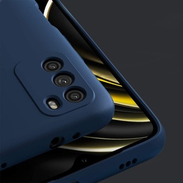 ГИБКИЙ КРЕМНИЕВЫЙ ЧЕХОЛ ДЛЯ XIAOMI POCO M3 + СТЕКЛО