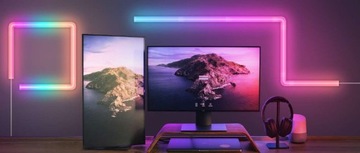 Модульный светодиодный настенный светильник Tuya RGB WIFI 6x 40см