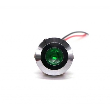 Светодиодная лампа приборной панели 14мм Оранжевая