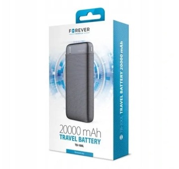 SZYBKI MOCNY POWER BANK FOREVER USB USB-C 20000mAh