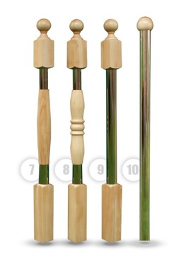 Tralka BUK balustrady BUKOWA drewniana tralki