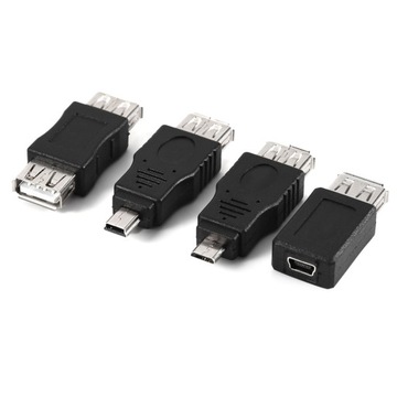 В упаковке 12 шт. USB2.0 микро/мини-папа-мама C-адаптеры-преобразователи