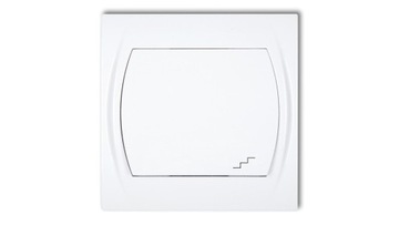 KARLIK LOGO ŁĄCZNIK SCHODOWY Z PODŚWIETLENIEM PODTYNKOWY BIAŁY LWP-3L