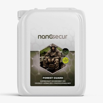 NANOSECUR FOREST GUARD Impregnat ochronny do profesjonalnej odzieży 5Litrów