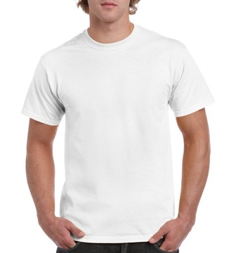 GRUBA KOSZULKA GILDAN HEAVY White L