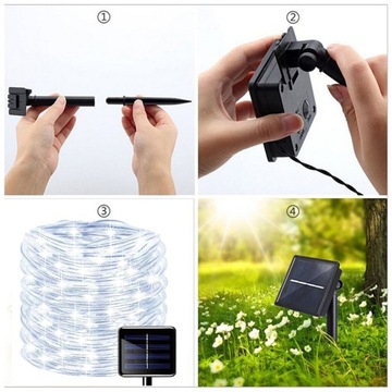 НАРУЖНЫЕ СВЕТОДИОДНЫЕ СОЛНЕЧНЫЕ РОЖДЕСТВЕНСКИЕ ОГНИ ЗМЕЯ 12м