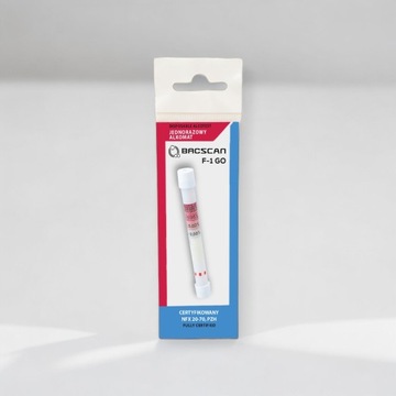 ALKOMAT jednorazowy BACscan F-1 Go - chemiczny - ALKOTEST CERTYFIKOWANY
