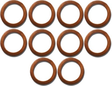 10x PODKŁADKA MIEDZIANA CU 17x23x1,5 GWINT 3/8''