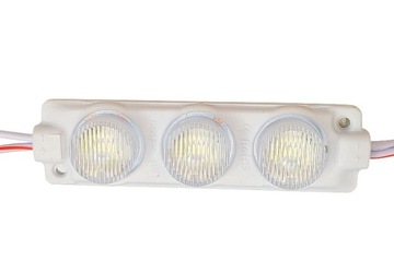 Moduł pasek LED 3x 12V 3WAT SOLIDNY MOCNY CIEPŁY